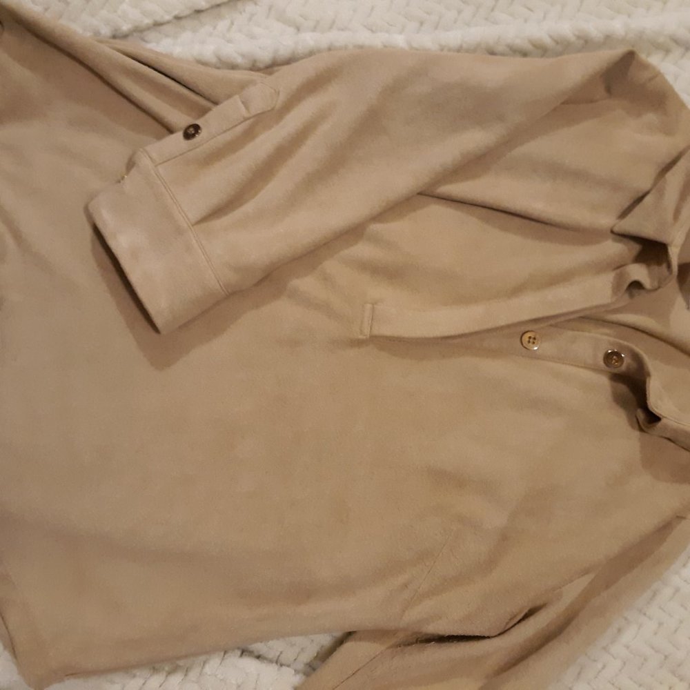 Gretchen Scott Ultra Suede Pop Over Top